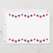 Invitation du Red and Blue Graduation Party (Dos)