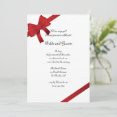 Invitation du Red Bows Winter Engagement Party (Debout devant)