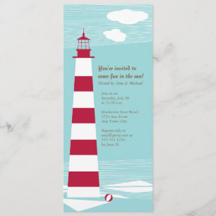 Invitation du Red White Lighthouse Party