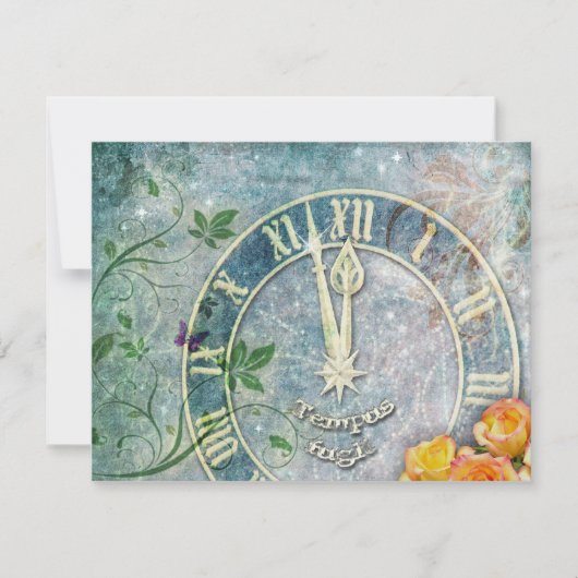 Invitation du réveillon du Nouvel An (Devant)