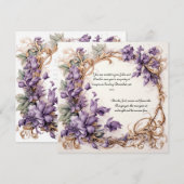 Invitation du réveillon du Nouvel An (Devant / Derrière)