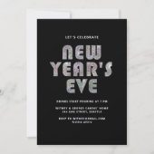 Invitation du réveillon du Nouvel An (Devant)