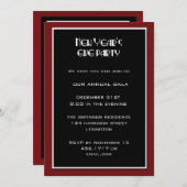 Invitation du réveillon du Nouvel An (Devant / Derrière)