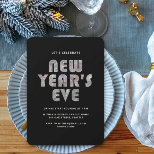 Invitation du réveillon du Nouvel An