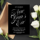 Invitation du réveillon du Nouvel An