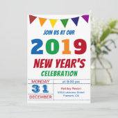 Invitation du réveillon du Nouvel An 2019 (Debout devant)