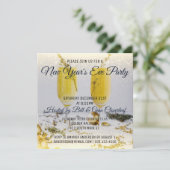 Invitation du réveillon du Nouvel An Luxe (Debout devant)