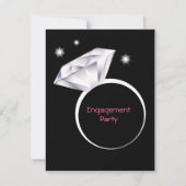 Invitation du Ring Photo Engagement Party (Dos)