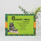 Invitation du Rollerblade Party (Debout devant)