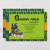 Invitation du Rollerblade Party (Devant / Derrière)