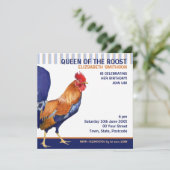 Invitation du Rooster Stripes Party (Debout devant)