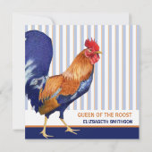 Invitation du Rooster Stripes Party (Dos)