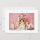 Invitation du Rose de glamour Gold Bow (Dos)