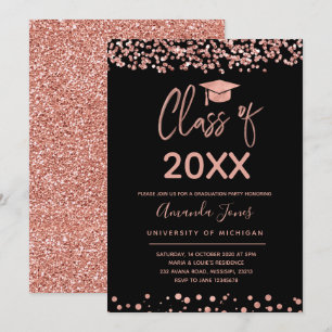 Invitation du ROSE OR de FAUX