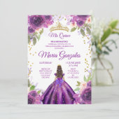 Invitation du Rose profond pourpre Charra Mis Quin (Debout devant)