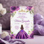Invitation du Rose profond pourpre Charra Mis Quin<br><div class="desc">Invitation du Rose profond pourpre Charra Mis QuinceMis Quince Anos,  15e anniversaire, </div>