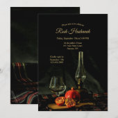 Invitation du Rosh Hashana Grenade (Devant / Derrière)