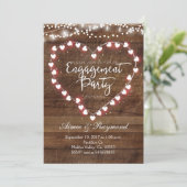 Invitation du Rustic Engagement Party (Debout devant)
