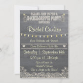 Invitation du Rustic Mason Jar Bachelorette Party (Devant)