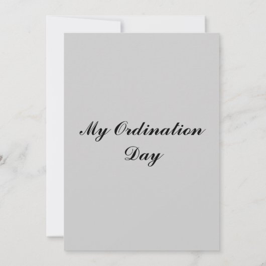 invitation du sacerdoce (Dos)