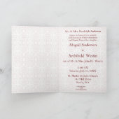 Invitation du sacrement Mariage catholique (Intérieur)