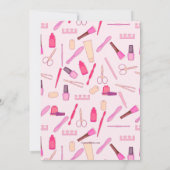 Invitation du salon à ongles (Dos)