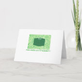 Invitation du salon de Noël Green Present (Dos)