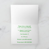 Invitation du salon de Noël Green Present (Intérieur)