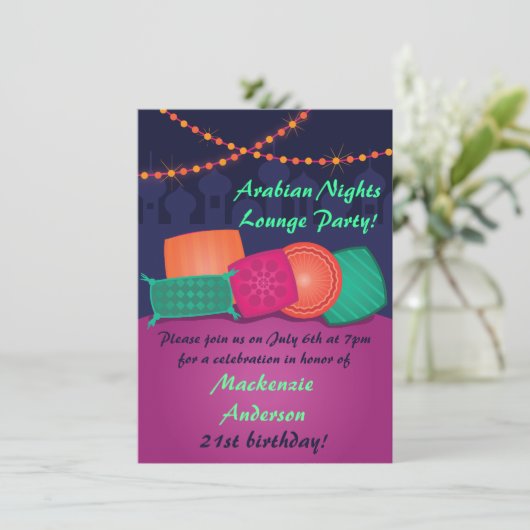 Invitation du salon des nuits arabes (Debout devant)