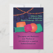 Invitation du salon des nuits arabes (Dos)