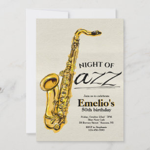 Invitation du saxophone de jazz