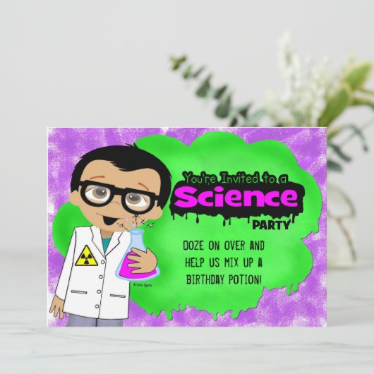 Invitation du Science Party (Debout devant)