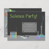 Invitation du Science Party (Devant / Derrière)