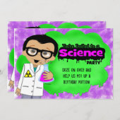 Invitation du Science Party (Devant / Derrière)