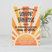 Invitation du secondaire Sunrise High School Senio (Debout devant)
