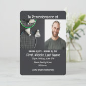 Invitation du service commémoratif Badminton (Debout devant)