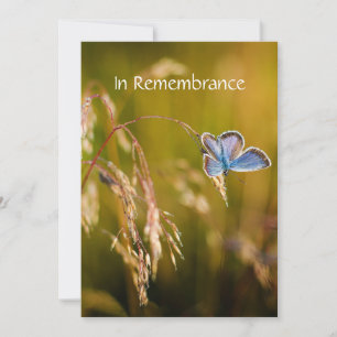 Invitation du service commémoratif Blue Garden But