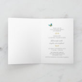 Invitation du service commémoratif Butterfly White (Intérieur)