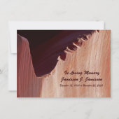 Invitation du service commémoratif Canyon Crosscut (Devant)