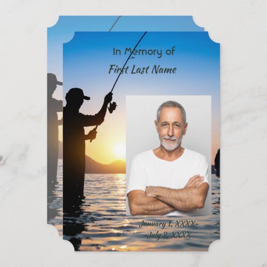 Invitation du Service commémoratif de la célébrati (Devant / Derrière)