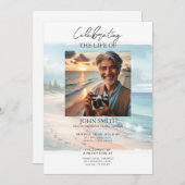 Invitation du service commémoratif funéraire de la (Devant / Derrière)