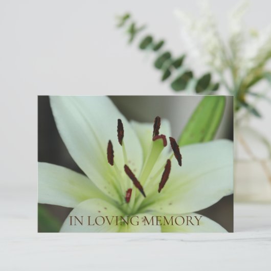 Invitation du service commémoratif In Love Memory (Debout devant)