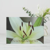 Invitation du service commémoratif In Love Memory (Debout devant)