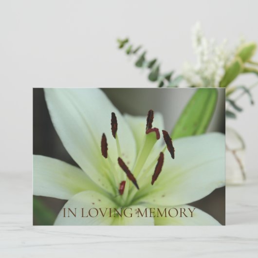 Invitation du service commémoratif In Love Memory (Debout devant)