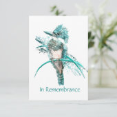 Invitation du service commémoratif Kingfisher Bird (Debout devant)