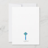 Invitation du service de l'église en verre (Dos)