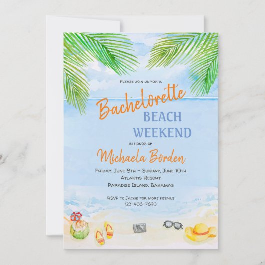 Invitation Du Shore Bachelorette Party (Devant)