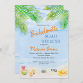 Invitation Du Shore Bachelorette Party (Devant / Derrière)