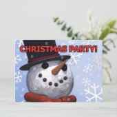 Invitation du Snowman Party (Debout devant)