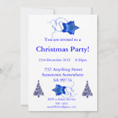 Invitation du Snowman Party (Dos)